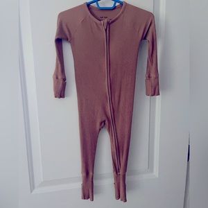 Little Sleepies Ribbed Spice zippy